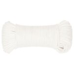 vidaXL Lodné lano biele 3 mm 250 m polypropylén – Obrázok 3