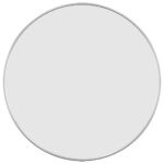 vidaXL Nástenné zrkadlo strieborné Ø 50 cm okrúhle – Obrázok 2