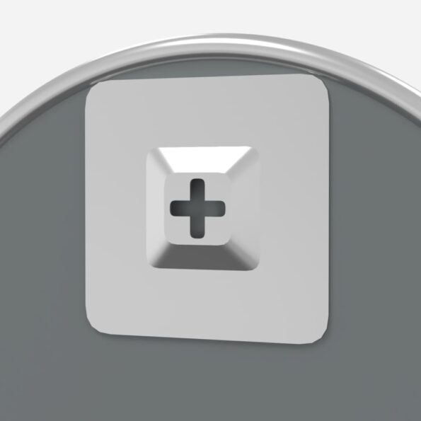 vidaXL Nástenné zrkadlo strieborné Ø 50 cm okrúhle – Obrázok 5