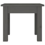 vidaXL Konferenčný stolík sivý 35x35x30 cm borovicový masív – Obrázok 3