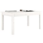 vidaXL Konferenčný stolík biely 80x50x40 cm borovicový masív – Obrázok 6