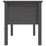 vidaXL Konferenčný stolík sivý 102x49x55 cm borovicový masív – Obrázok 7