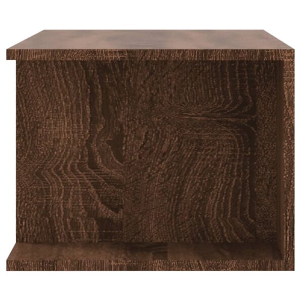 vidaXL TV skrinka s LED svetlami hnedý dub 90x39x30 cm – Obrázok 9