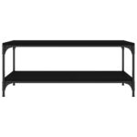 vidaXL Konferenčný stolík čierny 100x50x40 cm spracované drevo – Obrázok 4