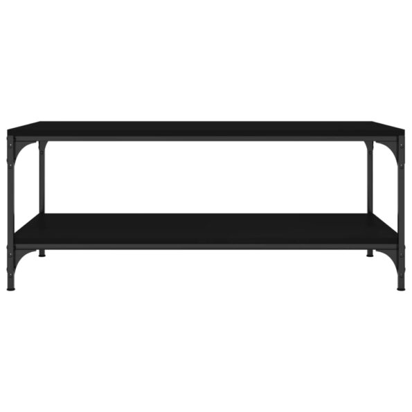 vidaXL Konferenčný stolík čierny 100x50x40 cm spracované drevo – Obrázok 4