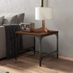 vidaXL Bočné stolíky 2 ks hnedý dub 40x40x35 spracované drevo – Obrázok 4