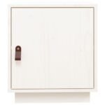vidaXL Nočné stolíky 2 ks biele 40x34x45 cm borovicový masív – Obrázok 6
