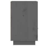 vidaXL Nočné stolíky 2 ks sivé 40x34x55 cm borovicový masív – Obrázok 8