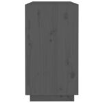 vidaXL Komoda sivá 100x40x75 cm borovicový masív – Obrázok 5