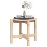 vidaXL Konferenčný stolík Ø52,5x45 cm borovicový masív – Obrázok 4