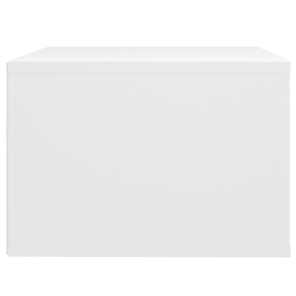 vidaXL Nástenný nočný stolík biely 50x36x25 cm – Obrázok 8