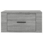vidaXL Nástenný nočný stolík sivý dub sonoma 50x36x25 cm – Obrázok 6