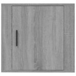 vidaXL Nástenné nočné stolíky 2 ks sivé dub sonoma 50x30x47 cm – Obrázok 6