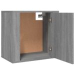 vidaXL Nástenné nočné stolíky 2 ks sivé dub sonoma 50x30x47 cm – Obrázok 7