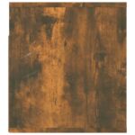 vidaXL Nástenný nočný stolík dymový dub 50x36x40 cm – Obrázok 7