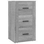 vidaXL Komoda sivý dub sonoma 40x33x70 cm spracované drevo – Obrázok 2