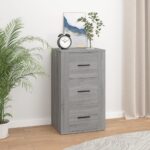 vidaXL Komoda sivý dub sonoma 40x33x70 cm spracované drevo