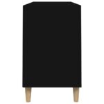 vidaXL Botník čierny 102x36x60 cm spracované drevo – Obrázok 6