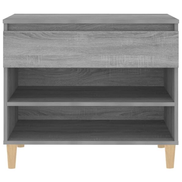 vidaXL Botník sivý dub sonoma 70x36x60 cm spracované drevo – Obrázok 6