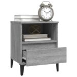 vidaXL Nočné stolíky 2 ks sivý dub sonoma 40x35x50 cm – Obrázok 5