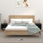 vidaXL Nočné stolíky 2 ks čierne 40x35x50 cm