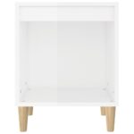 vidaXL Nočné stolíky 2 ks lesklé biele 40x35x50 cm – Obrázok 6