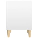 vidaXL Nočné stolíky 2 ks lesklé biele 40x35x50 cm – Obrázok 7