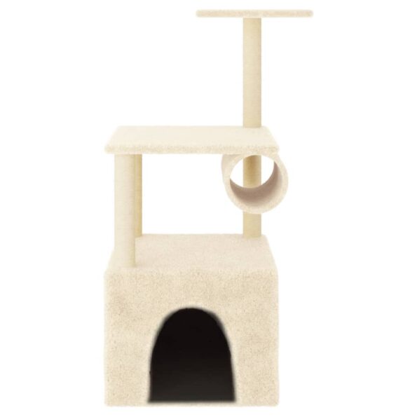VXL8720845416973_g_en_hd_1.jpg vidaXL Škrabadlo pre mačky so sisalovými stĺpikmi krémové 109,5 cm – Obrázok 3