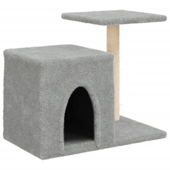 VXL8720845417642_a_en_hd_1.jpg vidaXL Škrabadlo pre mačky so sisalovými stĺpikmi bledosivé 50,5 cm – Obrázok 2