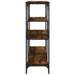 vidaXL Konzolový stolík dymový dub 103x32x95 cm kompozitné drevo – Obrázok 5