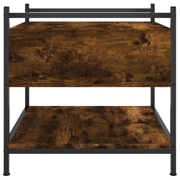 vidaXL Konferenčný stolík dymový dub 50x50x50 cm kompozitné drevo – Obrázok 7