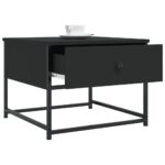 vidaXL Konferenčný stolík čierny 51x51x40 cm kompozitné drevo – Obrázok 4
