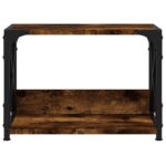 vidaXL Stojan na tlačiareň 2-posch. dymový dub 44x26x31,5cm kom. drevo – Obrázok 4