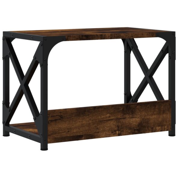 vidaXL Stojan na tlačiareň 2-posch. dymový dub 44x26x31,5cm kom. drevo – Obrázok 6