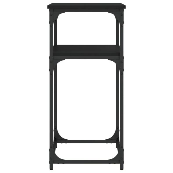 VXL8720845420215_g_en_hd_3.jpg vidaXL Konzolový stolík čierny 75x35,5x75 cm kompozitné drevo – Obrázok 5