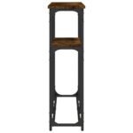 vidaXL Konzolový stolík dymový dub 145x22,5x75 cm kompozitné drevo – Obrázok 5