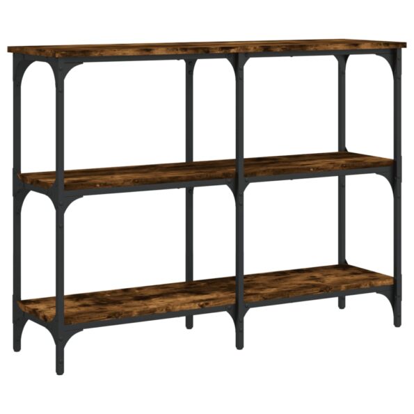 VXL8720845420536_g_en_hd_4.jpg vidaXL Konzolový stolík dymový dub 100x29x75 cm kompozitné drevo – Obrázok 6