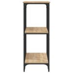 vidaXL Konzolový stolík dub sonoma 102x35x90 cm kompozitné drevo – Obrázok 5