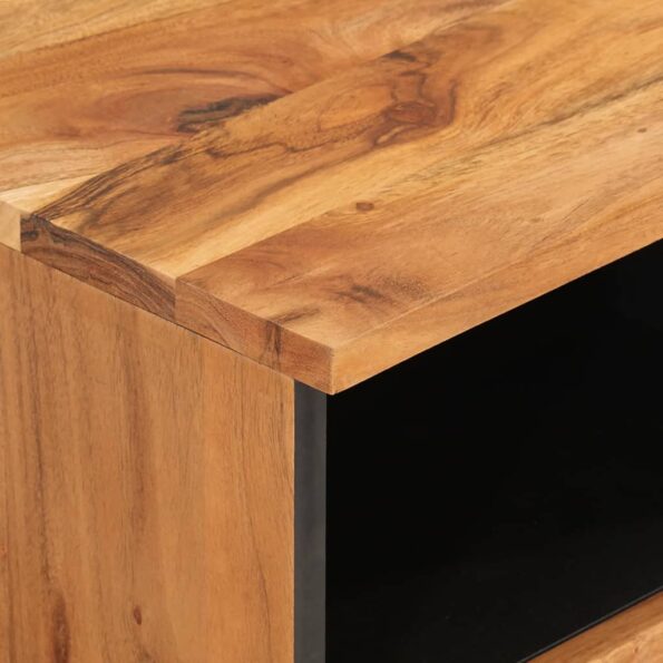 vidaXL TV skrinka 70x33x46 cm akáciový masív – Obrázok 8