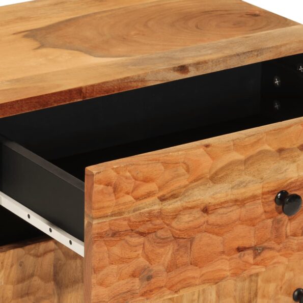 vidaXL Nočná skrinka 50x33x60 cm akáciový masív – Obrázok 10