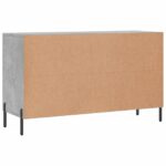 vidaXL Komoda, betónovo sivá 100x36x60 cm, kompozitné drevo – Obrázok 8