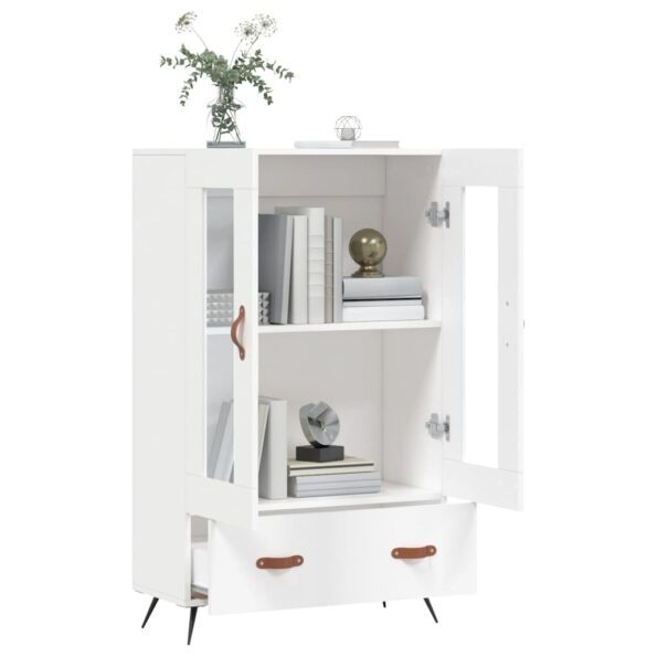 VXL8720845425456_g_en_hd_2.jpg vidaXL Vysoká skrinka biela 69,5x31x115 cm kompozitné drevo – Obrázok 4