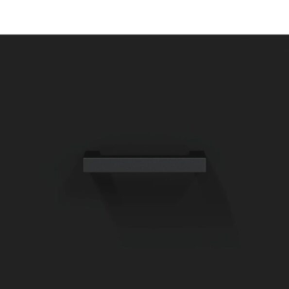 vidaXL TV skrinka čierna 80x36x50 cm spracované drevo – Obrázok 9