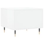 vidaXL Konferenčné stolíky 2 ks lesklé biele 50x50x40 cm kompoz. drevo – Obrázok 9