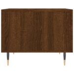 vidaXL Konferenčný stolík hnedý dub 50x50x40 cm spracované drevo – Obrázok 7
