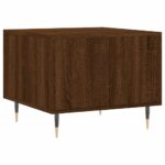 vidaXL Konferenčný stolík hnedý dub 50x50x40 cm spracované drevo – Obrázok 8