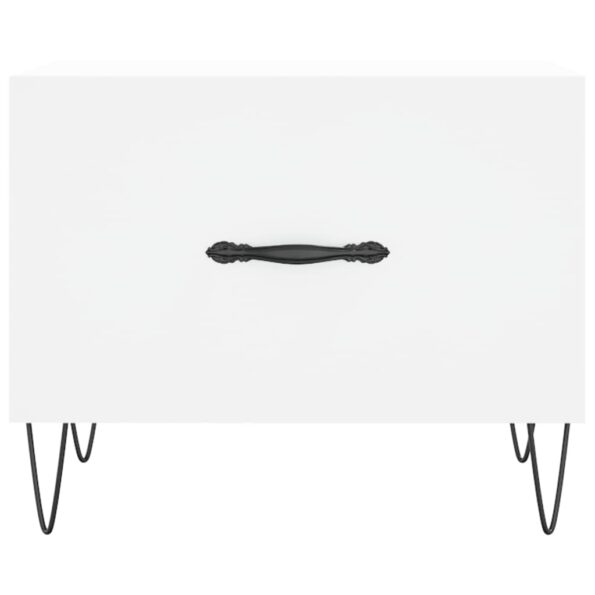 vidaXL Konferenčné stolíky 2 ks biele 50x50x40 cm kompozitné drevo – Obrázok 6