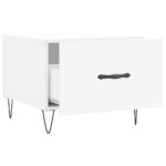 vidaXL Konferenčné stolíky 2 ks biele 50x50x40 cm kompozitné drevo – Obrázok 7