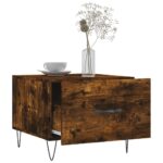 vidaXL Konferenčné stolíky 2 ks dymový dub 50x50x40cm kompozitné drevo – Obrázok 4