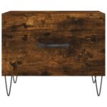 vidaXL Konferenčné stolíky 2 ks dymový dub 50x50x40cm kompozitné drevo – Obrázok 6